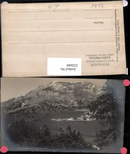 222640,Trentino Plätzwiese m. Dürrenstein b. Prags