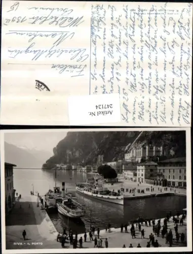 247124,Trentino Trento Riva Il Porto Anlegeplatz Dampfer