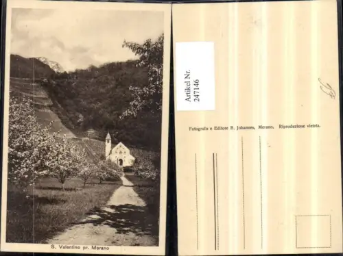 247146,Trentino Bolzano S. Valentino Kirche b. Merano Meran