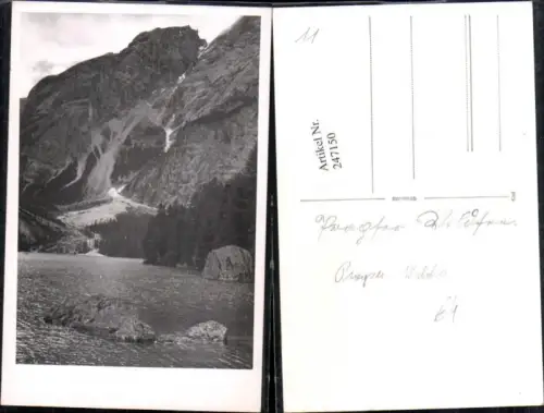 247150,Trentino Bolzano Pragser Wildsee b. Toblach Partie Bergkulisse