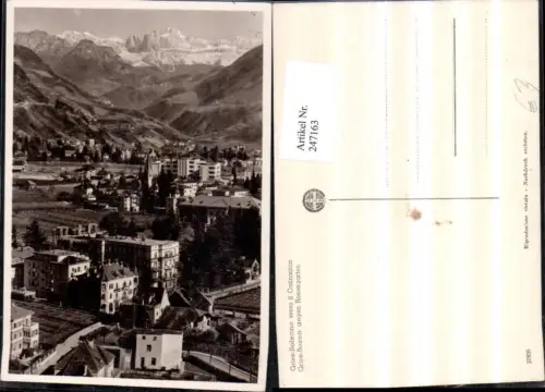 247163,Trentino Bolzano Gries-Bozen verso il Catinaccio Rosengarten Totale