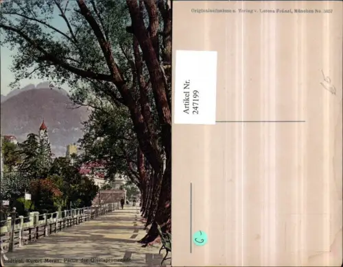 247199,Trentino Bolzano Meran Merano Partie d. Giselapromenade