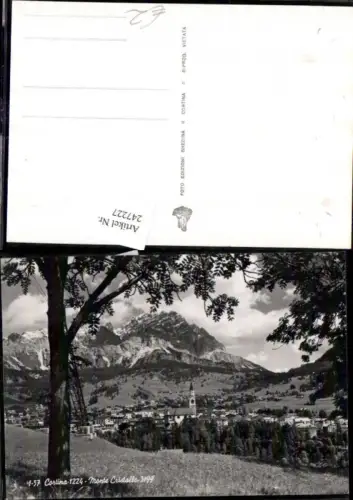 247227,Trentino Bolzano Cortina totale m. Monte Cristallo