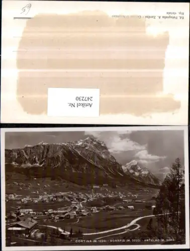 247230,Trentino Bolzano Cortina Totale m. Sorapis Antelao