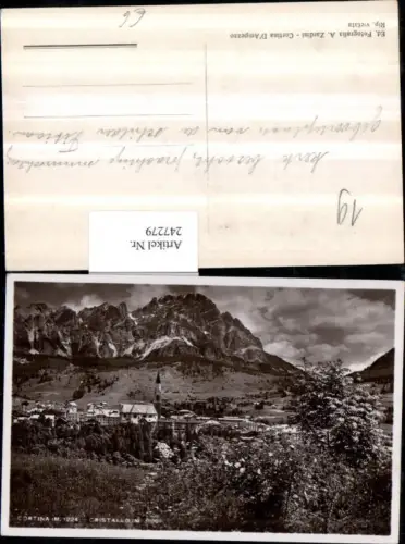 247279,Trentino Bolzano Cortina Totale m. Cristallo