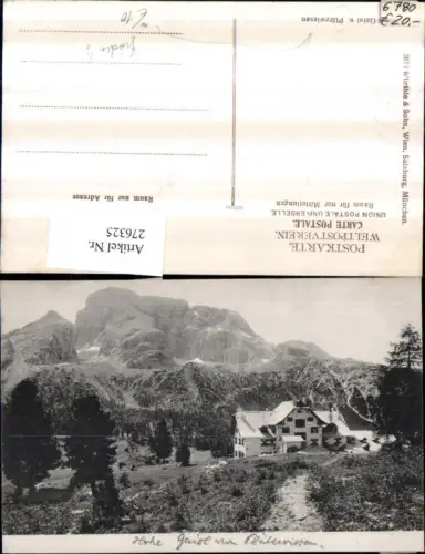 276325,Trentino Bolzano Prags Braies Hohe Gaisl von Plätzwiesen Bergkulisse