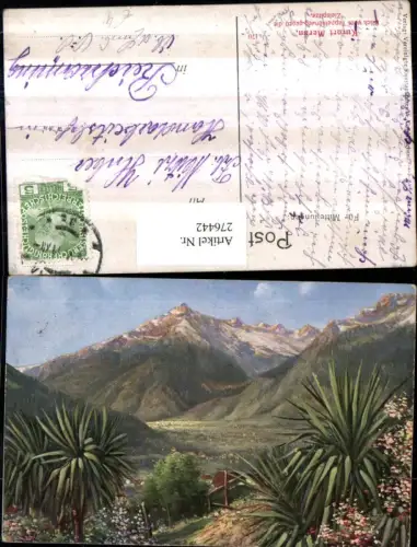 276442,Trentino Bolzano Meran Merano Blick v. Tappeinerweg geg. d. Zielspitze Bergkulisse