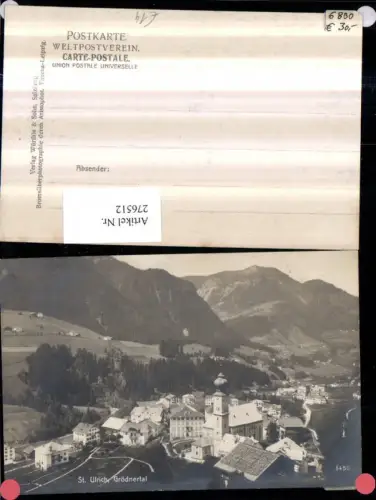 276512,Trentino Bolzano St. Ulrich im Grödnertal Totale