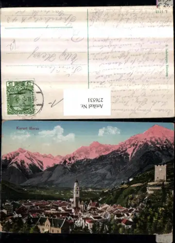 276531,Trentino Bolzano Meran Merano Totale Bergkulisse