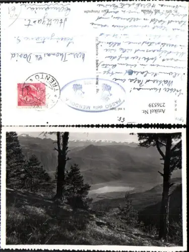 276539,Trentino Trento Mendelpass Blick auf Kalterersee b. Cavareno Passo della Mendola