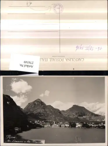 276549,Trentino Trento Riva del Garda Totale Bergkulisse