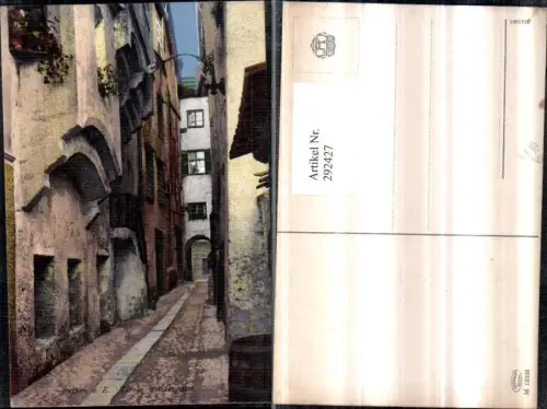 292427,Trentino Bolzano Brixen Bressanone Bäckergasse Gasse pub Joh. F. Amonn M12303