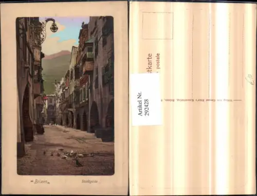 292428,Trentino Bolzano Brixen Bressanone Stadtgasse Gasse Straßenansicht