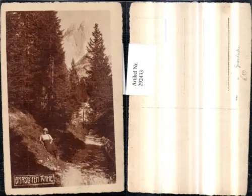 292433,Trentino Bolzano Grasleiten Türme b. Tiers Wegpartie