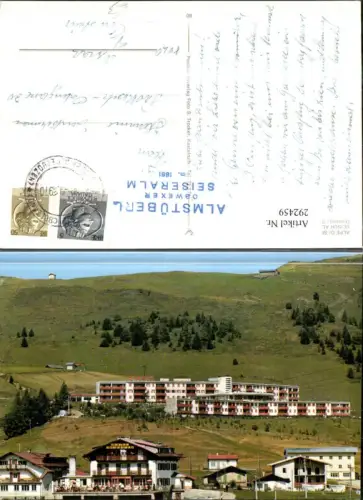 292459,Trentino Bolzano Alpe di Siusi Seiser Alm Restaruant Hotel b. Seis