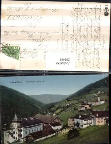 292495,Trentino Bolzano Welschnofen Nova Levante Totale Gasthof zum weißen Rössl