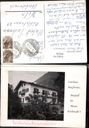 292536,Trentino Bolzano Burgstall b. Meran Landhaus Bergfrieden