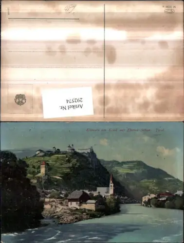 292574,Trentino Bolzano Klausen am Eisack m. Kloster Säben pub Joh. F. Amonn M5760n