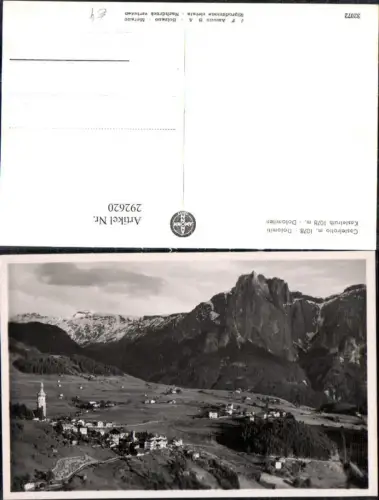 292620,Trentino Bolzano Castelrotto Kastelruth Totale Bergkulisse