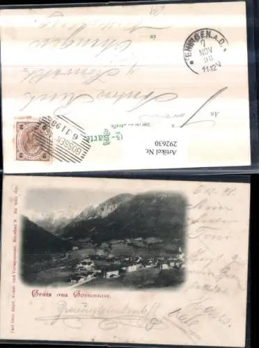 292630,Trentino Bolzano Gruß aus Gossensaß Totale Bergkulisse