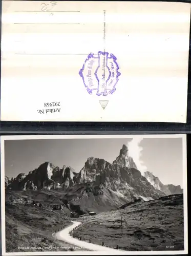 292968,Trentino Trento Passo Rolle Gruppo delle Pale Bergkulisse b. Tonadico