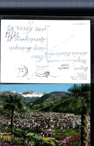 312569,Trentino Bolzano Bozen Totale m. Rosengarten Bergkulisse
