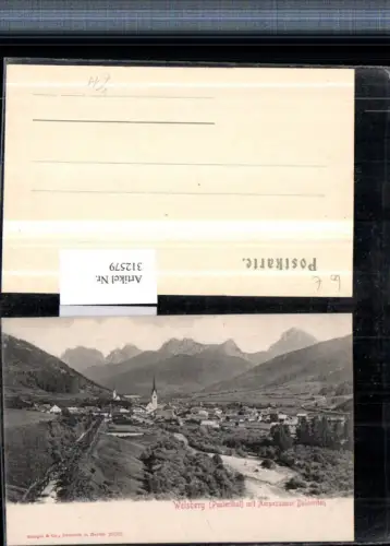 312579,Trentino Bolzano Welsberg Totale m. Ampezzaner Bergkulisse pub Stengel e Co 2070