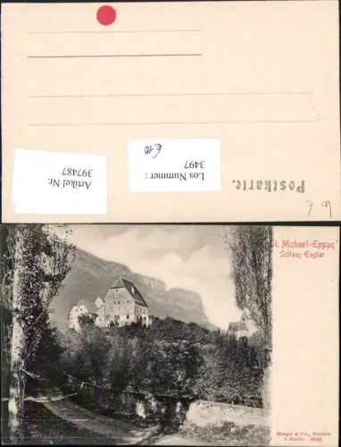 397487,Trentino Bolzano St. Michael-Eppan Schloss Englar pub Stengel e Co 9936