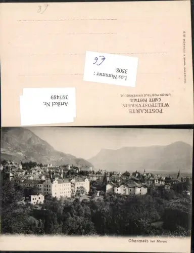 397489,Trentino Bolzano Obermais b. Meran Merano Totale