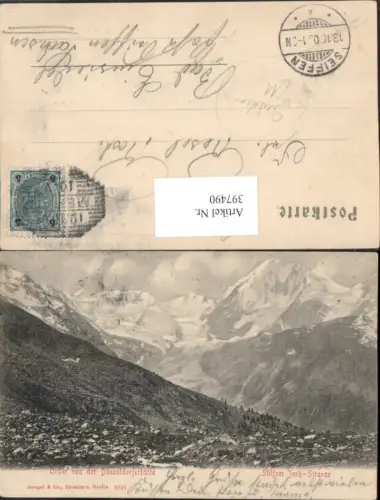 397490,Trentino Bolzano Stilfserjoch-Straße b. Sulden Ortler Bergkulisse pub Stengel 2841