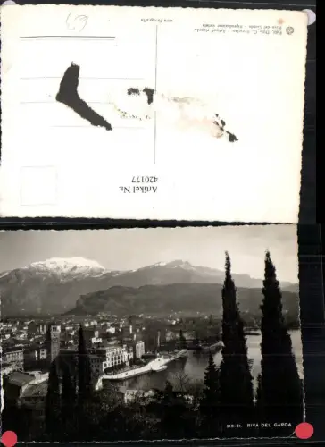 420177,Trentino Trento Riva del Garda Teilansicht Bergkulisse