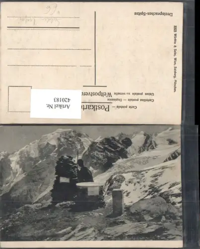 420183,Trentino Bolzano Dreisprachen-Spitze b. Sulden Bergkulisse