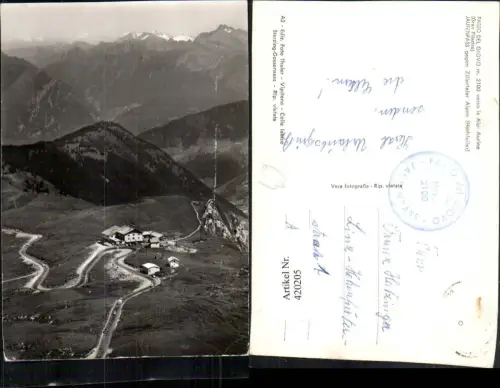 420205,Trentino Trento Passo del Giovo verso le Alpi Aurine Pass Bergkulisse