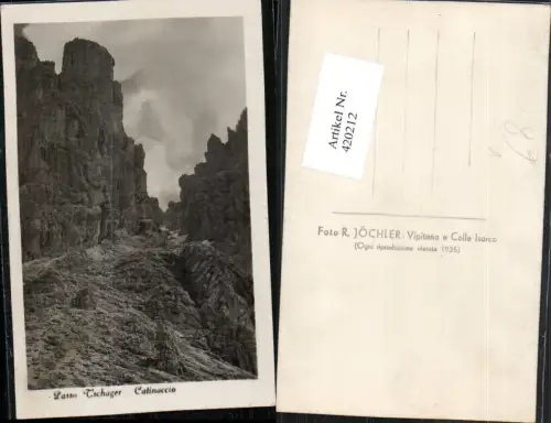 420212,Trentino Trento Passo Tschager Catinaccio Bergkulisse pub R. Jöchler