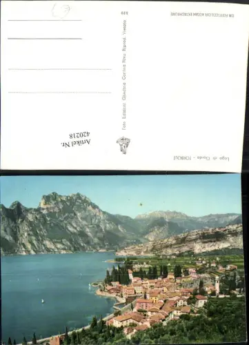 420218,Trentino Trento Lago di Garda Torbole Totale Bergkulisse