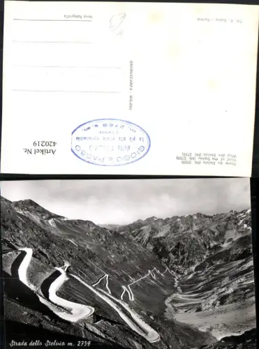420219,Trentino Trento Strada dello Stelvio Straße Bergkulisse