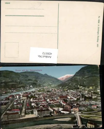 420372,Trentino Bolzano Bozen Totale m. Sarnerscharte Bergkulisse
