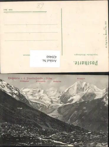 420460,Trentino Bolzano Königsspitze von d. Düsseldorferhütte b. Sulden Bergkulisse