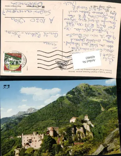 420483,Trentino Bolzano Castel Tirolo Schloss Tirol u. Brunnenburg b. Meran Merano