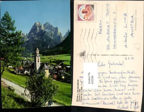 435296,Trentino Bolzano Sexten Teilansicht m. Elferkofel Bergkulisse