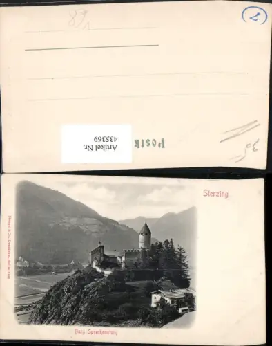 435369,Trentino Bolzano Sterzing Burg Sprechenstein pub Stengel e Co 2444