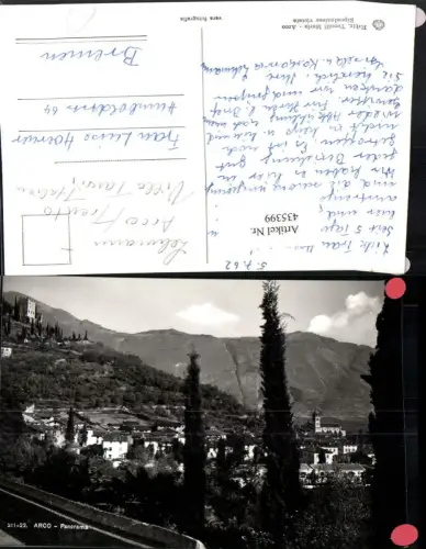 435399,Trentino Trento Arco Panorama Totale Bergkulisse