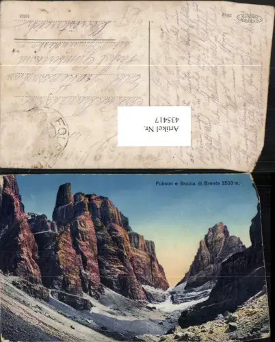 435417,Trentino Trento Fulmini e Bocca di Brenta Bergkulisse
