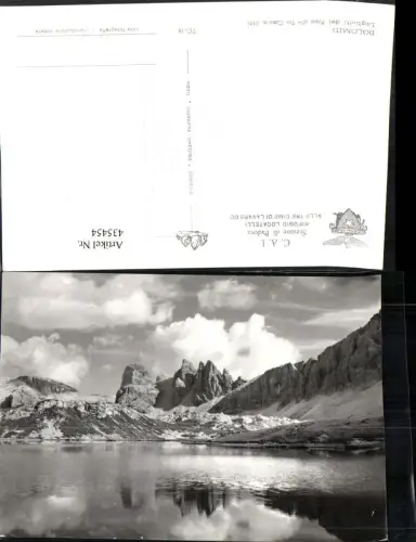 435454,Trentino Bolzano Sesto Laghetti di Piani alle Tre Cime See Bergkulisse