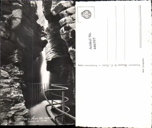 446597,Trentino Trento Riva del Garda Cascata di Varone Wasserfall Schlucht