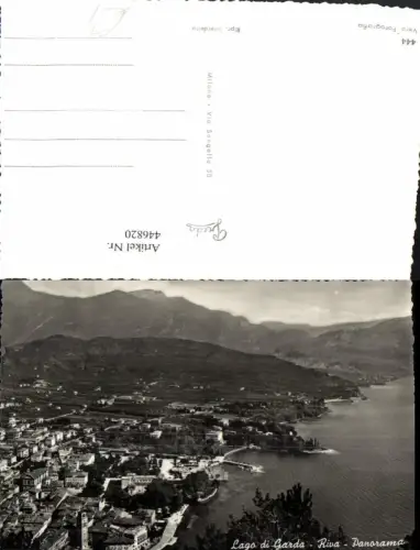 446820,Trentino Trento Lago di Garda Riva Panorama Totale Bergkulisse