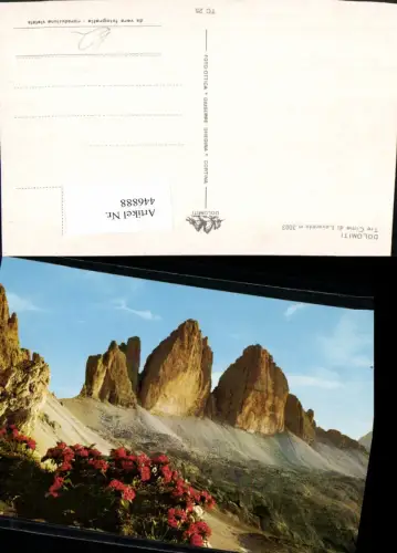 446888,Trentino Bolzano Tre Cime di Lavaredo b. Sexten Bergkulisse