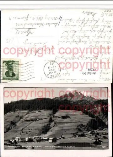 472981,Trentino Bolzano Longiaru Badia verso Monte Putia Campill Totale Bergkulisse