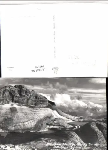 494156,Trentino Trento Rifugio Boe Berghütte b. Canazei Bergkulisse