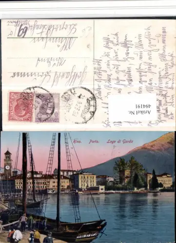 494191,Trentino Trento Lago di Garda Riva Porto Hafen Segelboot
